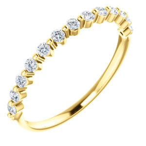 Moissanite Anniversary Band - I Heart Moissanites