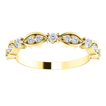 Moissanite Anniversary Band - I Heart Moissanites