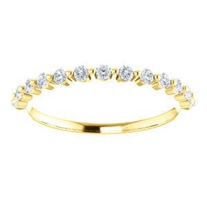 Moissanite Anniversary Band - I Heart Moissanites