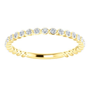 Moissanite Anniversary Band - I Heart Moissanites